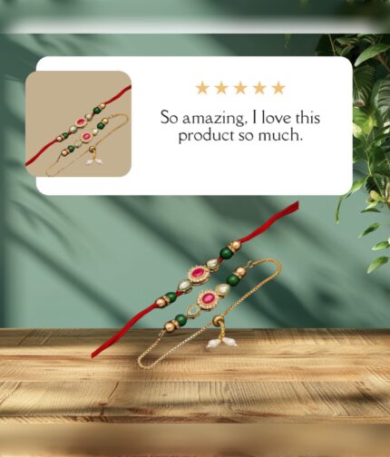 Kundan Bhai and Bhabi Pair Rakhi