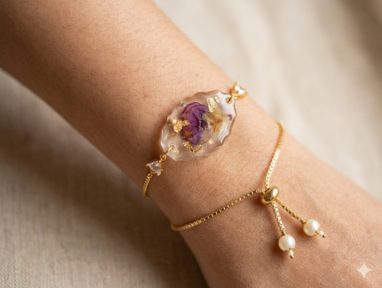 Resin bracelet